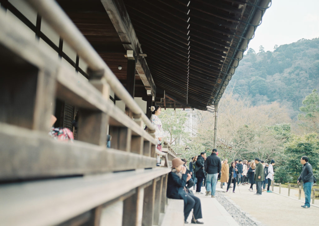 Somewhere in Kyoto - A great photo but I misfocussed the girl. 